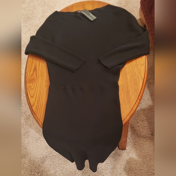 Banana Republic Lenzing Ecovero Serene sweater dress, black, size Petite XS, NEW - Picture 7 of 7